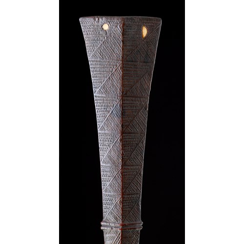 Polynesian Tongan Islands Chiefly Two Handed Ironwood War Club